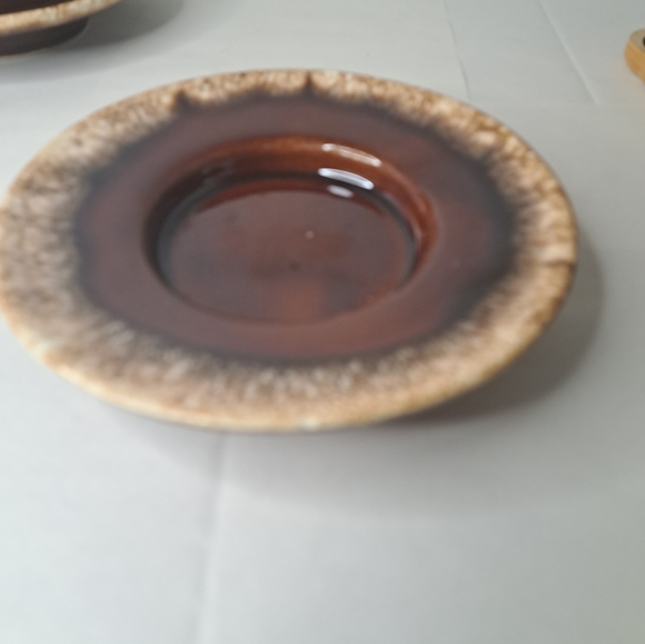 Hull Oven Proof Brown Drip Crestone Coffee Mug Cup & Saucer. - Picture 4 of 7